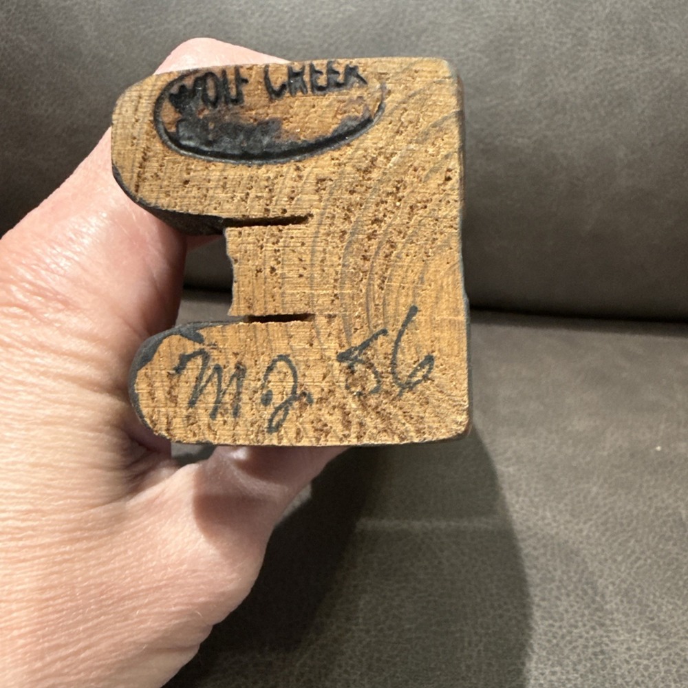 Wolf Creek Hand Carved Black African Cook Chef USA Vintage 1986 Signed MJ Dated - Picture 5 of 5